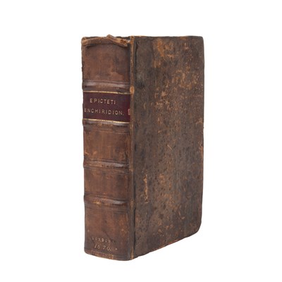 Lot 674 - Epictetus, Stoici Philosophi, 'Enchiridion:...