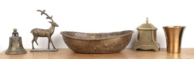 Lot 426 - Group of various metalware to include a brass...