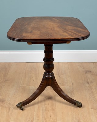 Lot 427 - A George III-style mahogany tilt-top tripod table