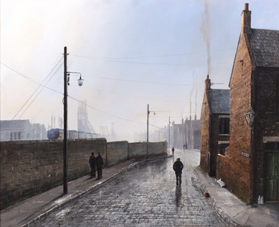 Lot 451 - Clive Madgwick (1934-2005) 'Morning Shift',...