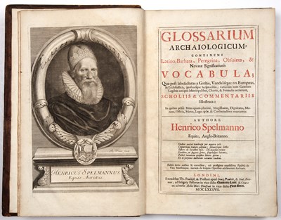 Lot 765 - Spelman (Henry) Glossarium Archaiologicum. 3rd...