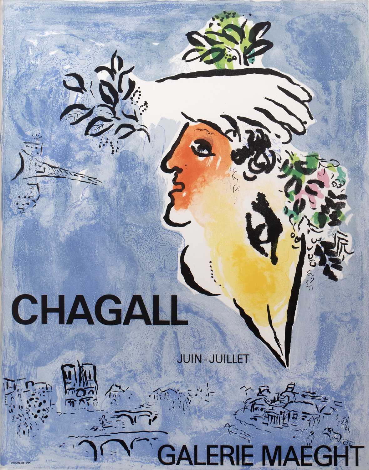 Lot 247 - Marc Chagall (1887-1985) 'Le Ciel Bleu-Galerie...