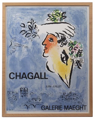 Lot 247 - Marc Chagall (1887-1985) 'Le Ciel Bleu-Galerie...