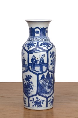 Lot 76 - Blue and white porcelain vase Chinese, 19th...