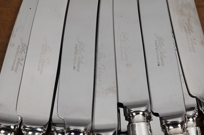 Lot 164 - A set of John Osborne silver-plated cutlery