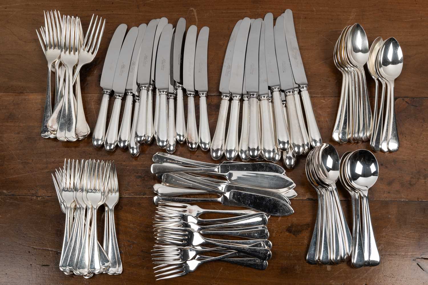 Lot 164 - A Set Of John Osborne Silver-plated Cutlery