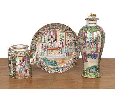 Lot 113 - Group of Canton pieces Chinese, late 19th...