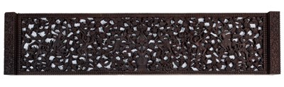 Lot 350 - An Indian carved panel