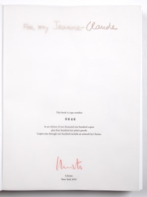 Lot 834 - Christo & Jeanne-Claude. 75. Ltd Ed. No....