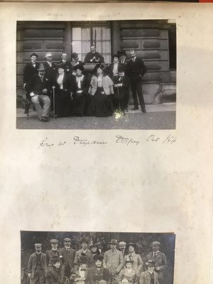 Lot 681 - Album 5. 1901-1905. A 30pp album Brooksby Hall...