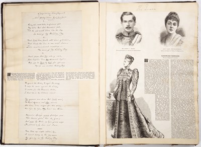 Lot 683 - A group of four albums of newspaper cuttings...