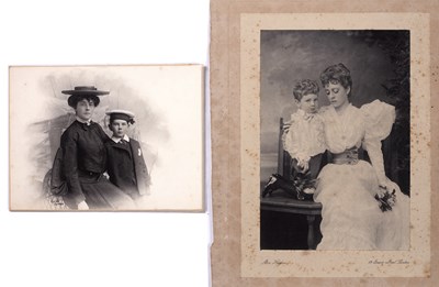 Lot 693 - Lady Sarah Wilson and family: A group of...