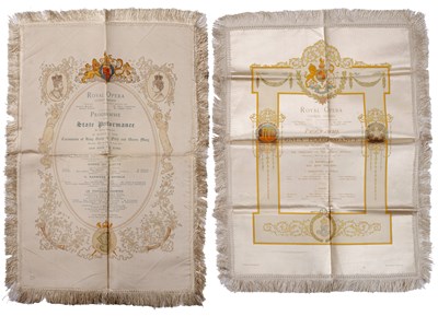 Lot 695 - Royal Opera Covent Garden: A silk programme of...