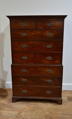 Lot 64A - Mahogany tallboy early 19th Century, in two...