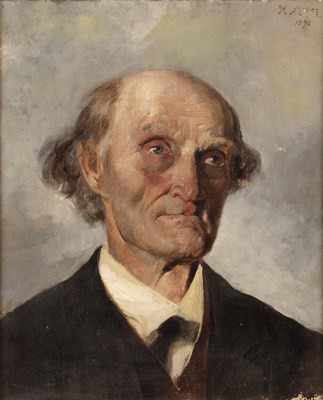Lot 161A - H Meyer (19th Century School) 'Portrait of a...
