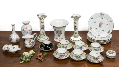 Lot 223 - A collection of Herend porcelain