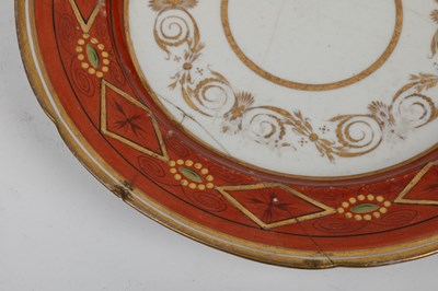 Lot 344 - Four French plates