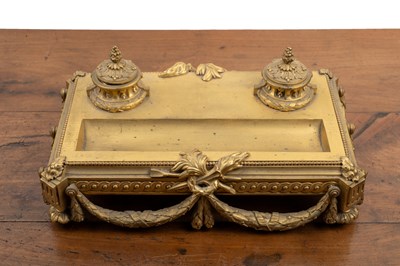 Lot 103A - A 19th century French ormolu desk stand