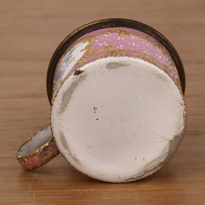 Lot 293 - Battersea enamel cylindrical taper stick...