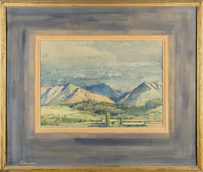 Lot 77 - Samuel John Lamorna Birch (1869-1955) Pyrenees...