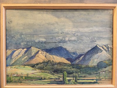 Lot 77 - Samuel John Lamorna Birch (1869-1955) Pyrenees...