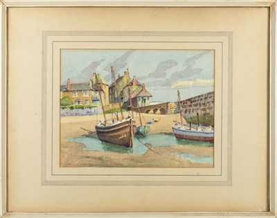 Lot 89 - James Heseldin (1887-1969) Cornish Village...