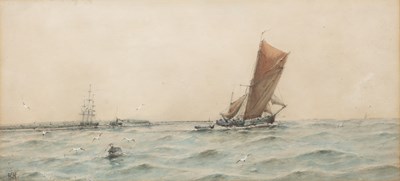 Lot 439 - Richmond W. Markes (act.1890-1920) Sailing...