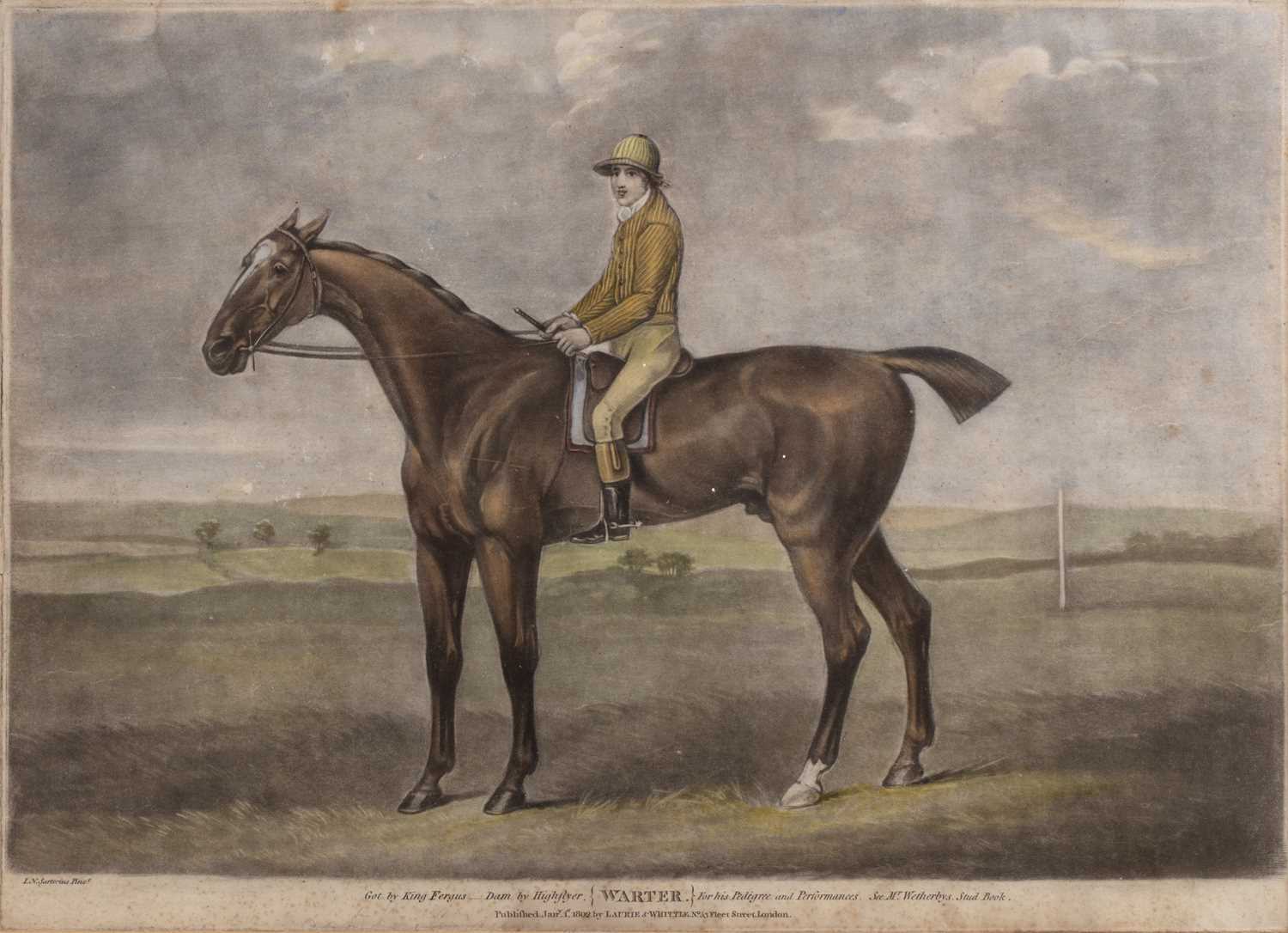 Lot 163 - After John Nost Sartorius 'Warter' mezzotint,...