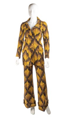Lot 262 - A BIBA matching jacket and trousers in colours...