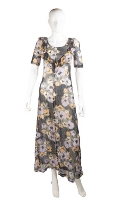 Lot 261 - A BIBA feminine long fine dress of fine...