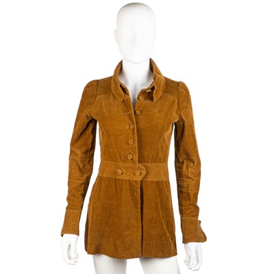 Lot 260 - A BIBA mustard coloured needlecord jacket,...