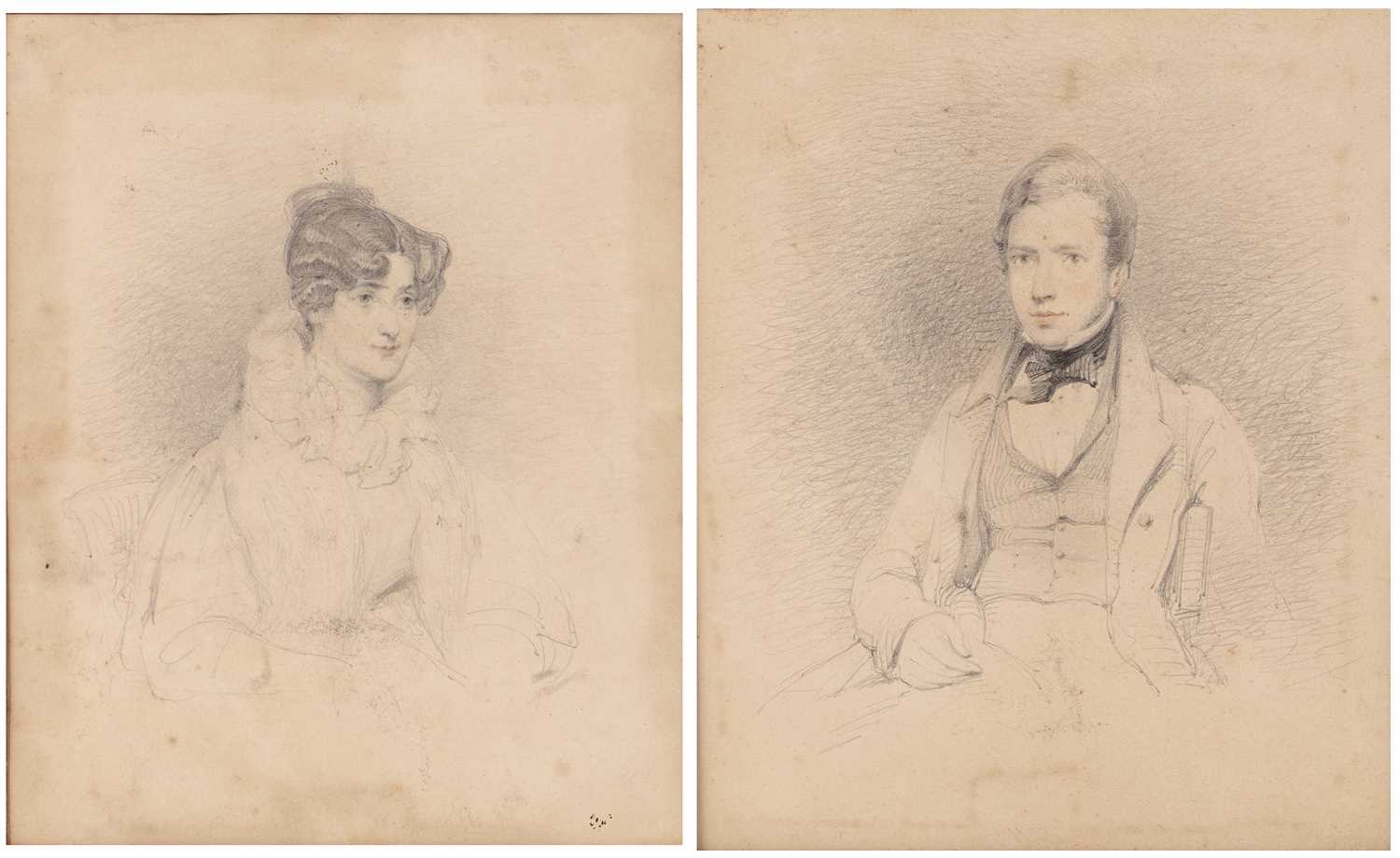 Lot 97 - Circle of Adam Buck (1759-1833) Portrait of a...