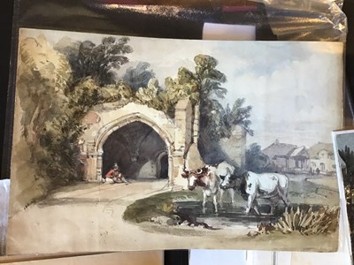 Lot 173 - Thomas Gage (c,1780-1820) View of the main...
