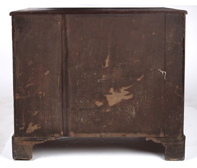 Lot 20 - A George III mahogany chest of four long...