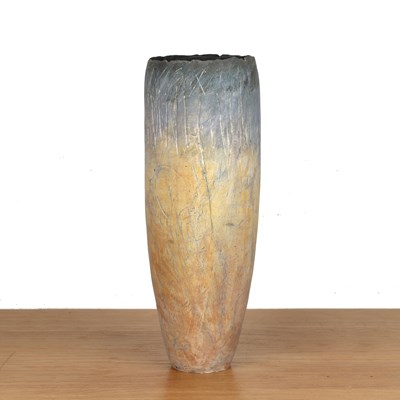 Lot 354 - Nancy Angus (b.1958)  Large vase, coiled and...