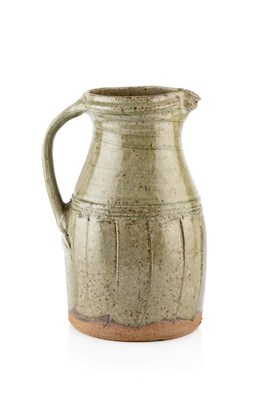 Lot 549 - Jim Malone (b.1946) Large jug ash glazed...