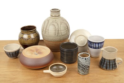 Lot 349 - Collection of studio ceramics  Comprising:  an...
