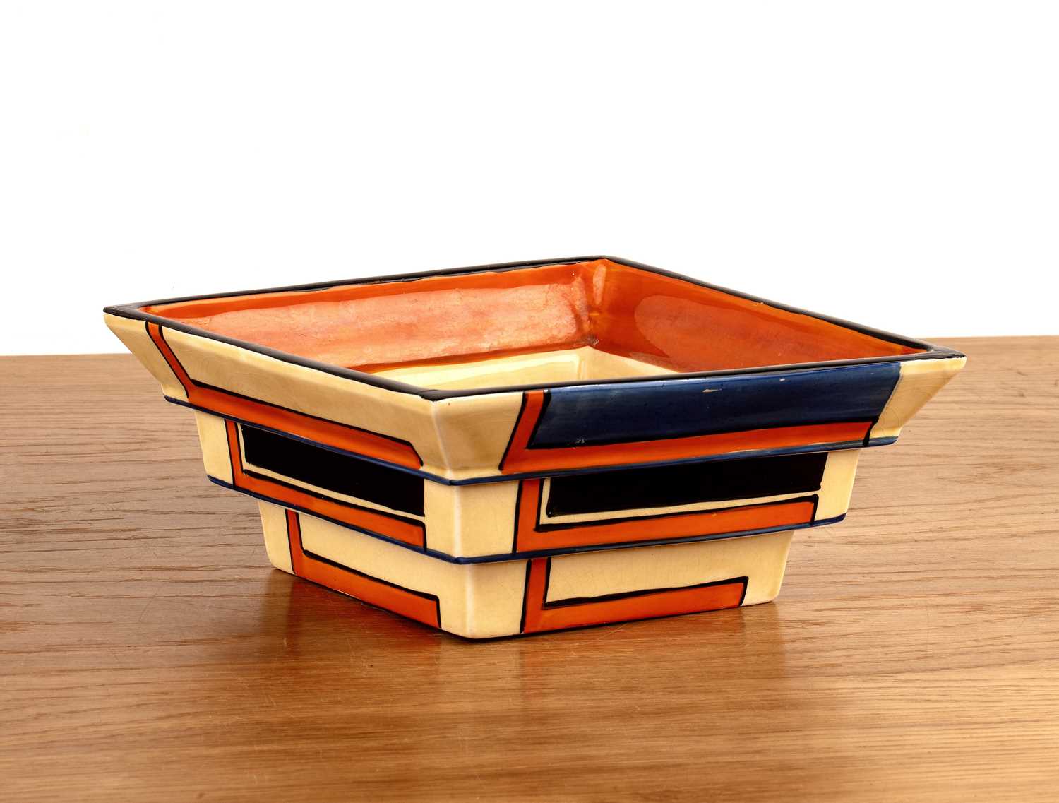 Lot 316 - Clarice Cliff (1899-1972) Orange L pattern,...