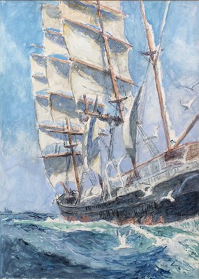 Lot 237 - Claude Marks (act. 1899-1915) Fully rigged...