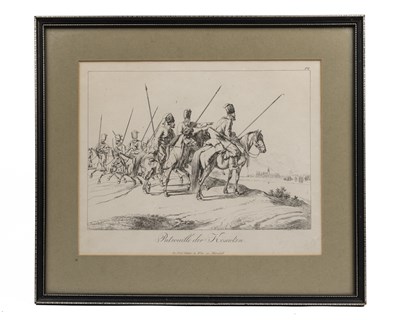 Lot 1196 - A collection of four prints, three after Johann Adam Klein (German 1792-1875)