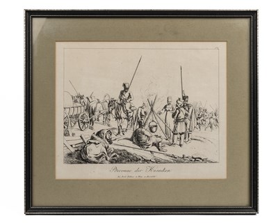 Lot 1196 - A collection of four prints, three after Johann Adam Klein (German 1792-1875)