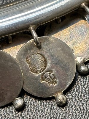 Lot 346 - A Mexican collar necklace, of hinged torc form,...
