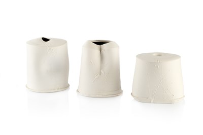 Lot 711 - Dan Kelly (b.1953) Three vessels Porcelain...