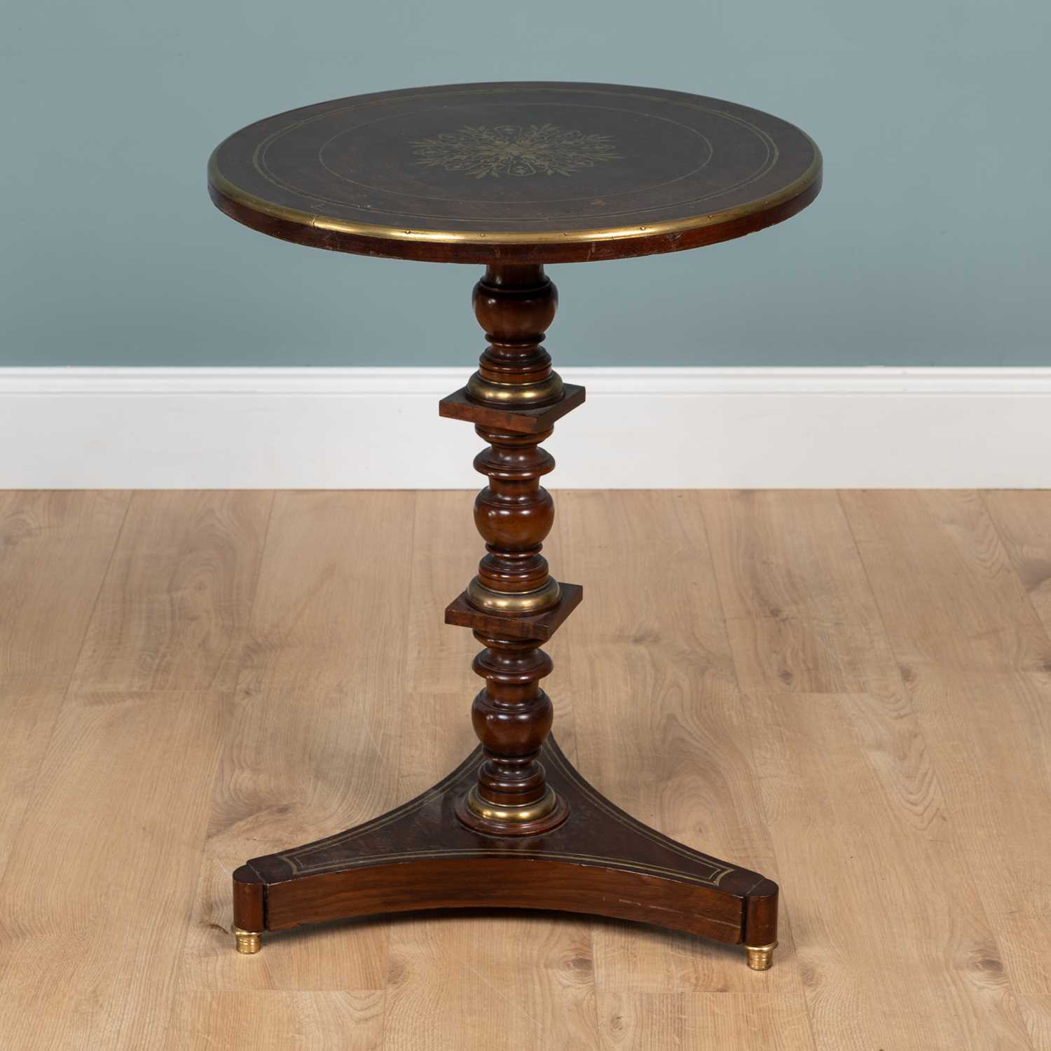 Lot 601 - A 19th century Charles X French mahogany wine table