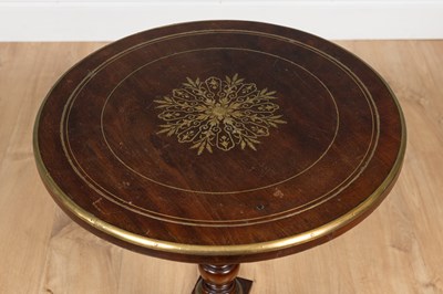 Lot 601 - A 19th century Charles X French mahogany wine table