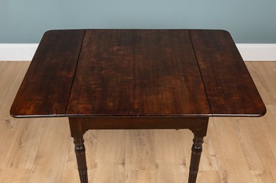 Lot 544 - A George III mahogany Chippendale-style Pembroke table
