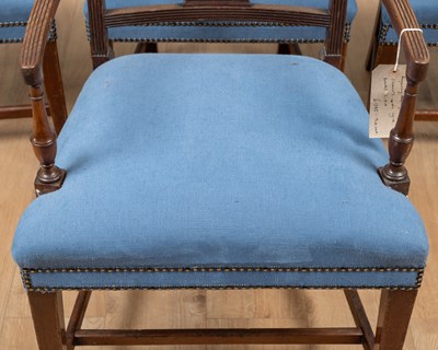 Lot 475 - A group of four Regency dining chairs