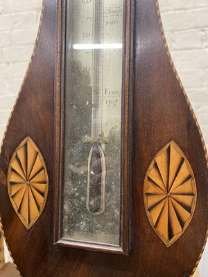 Lot 1184 - A 19th century dial barometer