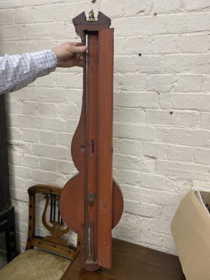 Lot 1184 - A 19th century dial barometer