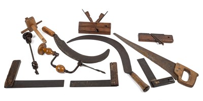 Lot 1488 - A collection of carpenter's woodworking tools